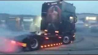 Scania v8 sound drifting [upl. by Byrn]