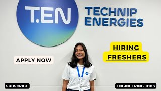 Technip Energies Hirings Fresher Diploma Engineer Mechanical Electrical Civil Engineer Jobs 2024 [upl. by Klarika]