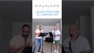 Eb clarinet and alto clarinet duet Who is the composer Marco Mazzini amp Alan Espinoza DE 2 EN 2 [upl. by Bruis801]