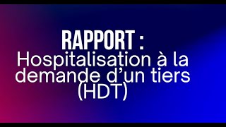 Rapport de Police Municipale Hospitalisation à la Demande dun Tiers HDT [upl. by Speroni]