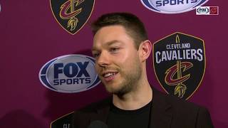 Matthew Dellavedova is happy to be home with Cleveland Cavaliers [upl. by Eesdnil482]