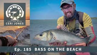 Casting With Ceri Jones Flyfishing Podcast Ep 185 Bass on the Beach [upl. by Ferrick]