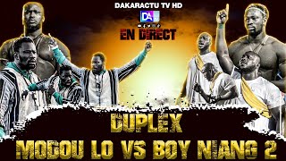 🛑DIRECT  Duplex chez Modou Lô et Boy Niang 2 à quelques heures du combat royal [upl. by Ntsuj]