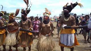 Ipili break join dance of Enga Province of PNG taking part during Provincial day in Port Moresby [upl. by Koball]