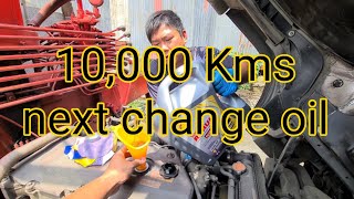 DIY CHANGE OIL Heavy duty na langis para sa heavy duty na sasakyan  Mekaniko [upl. by Sucramat610]