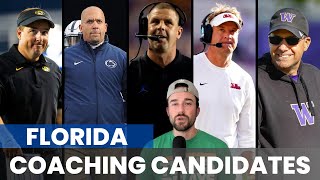 Florida Football Coaching Candidates Top 10 Names to Watch  Bill Napier Out Soon [upl. by Killen386]