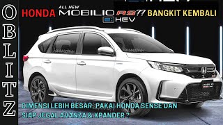 HONDA MOBILIO 2023 BANGKIT PUNYA FITUR HONDA SENSE SERTA DESAIN GANTENG MAKSIMAL [upl. by Yellac727]