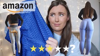 TESTING AMAZON GYM LEGGINGS  Worth the Hype [upl. by Avruch]