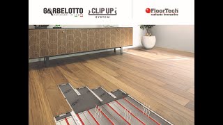 Floortech amp Garbelotto  Riscaldamento  pavimento in legno con sistema Clip Up System® [upl. by Farkas913]