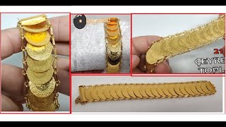 22 Ayar Çeyrek Altınlı Bilezik Künye Modelleri Özellikleri Fiyatı 22K Gold Bracelet Design WithPrice [upl. by Idel568]