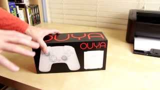 Ouya 16GB Limited Edition White Console Unboxing a [upl. by Margarete953]