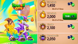 Dragon City  REVIEW Bolt Dragon Special Skill Skin  HIT 9 TO 11 TIMES 😱 [upl. by Benenson]