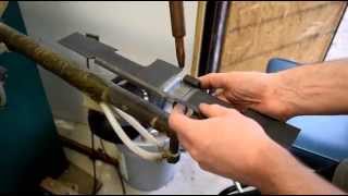 spot welding the VG1 5 receiver together [upl. by Dabney695]