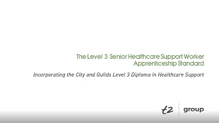 Level 3 Senior Healthcare Support Worker Apprenticeship Standard [upl. by Lyssa]