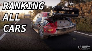 Ranking ALL 78 Cars In EA Sports WRC 2023 [upl. by Marnie288]