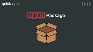 NPM Package  quickapp  How to use an NPM Package [upl. by Grimes]