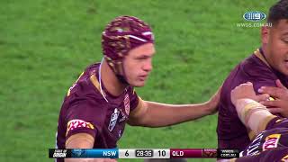 2018 State of Origin Kalyn Ponga amp Billy Slater  Game II [upl. by Korns]