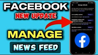 MANAGE FACEBOOK NEWS FEED  PRIORITIZE FRIEND POST SA NEWS FEED [upl. by Sillad]