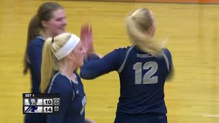 Champlin Park vs STMA Section Girls High School Volleyball [upl. by Rayham]