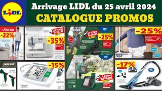 catalogue LIDL Parkside du 25 avril ✅ Déstockage SilverCrest Vileda 🔥 Promos et bonnes affaires [upl. by Otila]