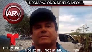 Entrevista de el Chapo Guzmán con Sean Penn Parte 1  Al Rojo Vivo  Telemundo [upl. by Solahcin295]