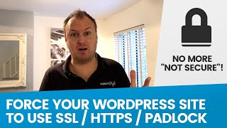 How to Enable SSL Certificate  HTTPS in Wordpress amp GET RID of quotNot Securequot warning in Chrome [upl. by Minna]