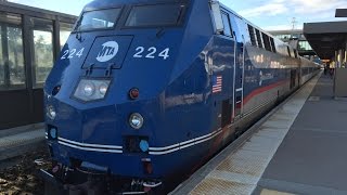 MetroNorth Railroad amp Amtrak HD 60fps GE P32ACDM PushPull Action  CrotonHarmon 62915 [upl. by Blayne573]