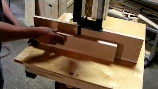 Homemade Band Saw Cut Demo [upl. by Anileh]