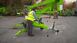 Nifty 120  Trailer Mounted Cherry Picker from Niftylift [upl. by Aloivaf]