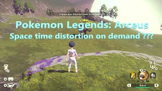 Pokemon Legends Arceus Space Time Distortion on demand [upl. by Atinnek]