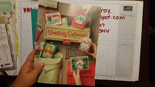 Epis 42 Stampin Up Donna Gray Live Facebook Beachy Little Christmas Stamp set [upl. by Arlo]