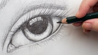 Realistic eye Step by Step Pencil Drawing on paper for Beginners AboutFace 3  TheArtSherpa [upl. by Erickson3]