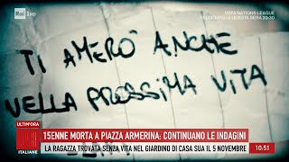 Morte di una 15enne a piazza armerina  Storie italiane 14112024 [upl. by Monafo]