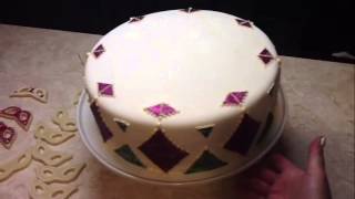 Pastel de Fondant con antifaz [upl. by Lucrece]