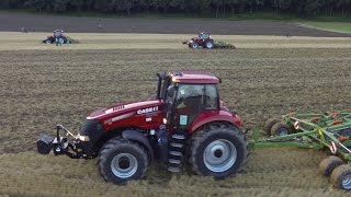 Gruber Landtechnik Amazone Feldabend 2014 Case IH Magnum 340 CVX Amazone Cayron [upl. by Esinyl]