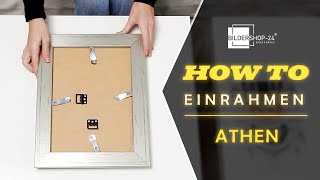 How To Bild einrahmen mit „Athen“ [upl. by Ahtiek804]