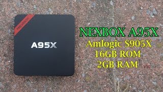 Nexbox A95X 2GB RAM  16GB ROM  Android 6 BOX [upl. by Tobin]