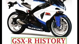 HISTORY of the SUZUKI GSXR 750 1985 to 2015 [upl. by Esorlatsyrc]