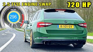 720HP Skoda Superb 25 TFSI  0100 100200 POV amp INSANE SOUND [upl. by Mettah]