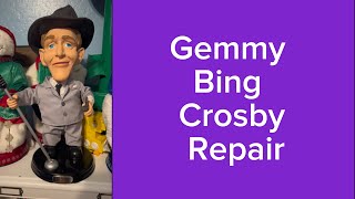 Gemmy Animated Bing Crosby Repair [upl. by Ioves]