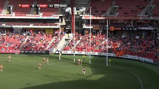 2013 AFL Round 12  GWS Giants vs Port Adelaide  Full Highlights [upl. by Ahtelrac]