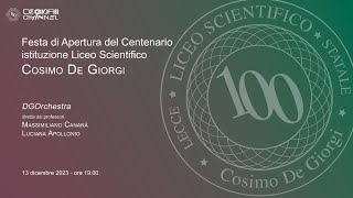 Festa apertura Centenario Liceo quotDe Giorgiquot [upl. by Ineslta]