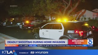 Homeowner reportedly shoots kills suspect during home invasion [upl. by Tellford]