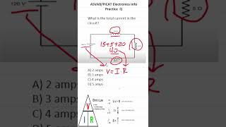 ASVABPiCAT Electronics Information Practice Test Question Ohms Law acetheasvab with grammarhero [upl. by Melton]