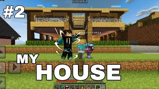 Minecraft PE New Survival Series Ep 1Minecraft 121 Survival Gameplay In Hindi create my house [upl. by Noby]