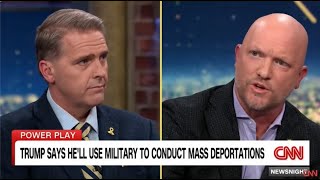 CNN NEWSNIGHT NOVEMBER 18 2024  HOW WILL TROOPS BE USED IN A MASS DEPORTATION SCENARIO [upl. by Oiramal]