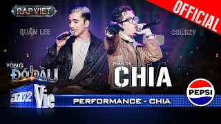 CHIA  Coldzy và Quân Lee đắm say cùng cheers đi đừng chia ly  Rap Việt 2024 Performance [upl. by Arraek289]