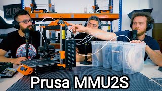 Prusa MMU2S Multi Material Multi Color Multi Multi Sbattiti TTtenzione [upl. by Allerus]