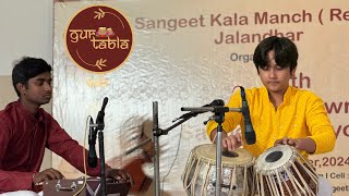 5 Minutes Tabla Solo By Ashish Kumar at Dr JS Bawra Sangeet Pratiyogita 2024 Lehra by  Sahil [upl. by Godart335]