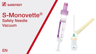 Blood collection Vacuum with the SMonovette® ISO colour code and SafetyNeedle [upl. by Hpejsoj]